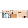 近鉄難波線・奈良線/東生駒駅 徒歩7分 2階 築21年 1Kの間取り