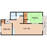 近鉄難波線・奈良線/東生駒駅 徒歩6分 1階 築31年 2LDKの間取り