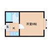 近鉄難波線・奈良線/東生駒駅 徒歩6分 3階 築33年 1Kの間取り