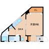 近鉄生駒線/一分駅 徒歩1分 3階 築49年 1DKの間取り