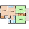 近鉄難波線・奈良線/生駒駅 徒歩10分 2階 築30年 3DKの間取り