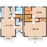 近鉄生駒線/南生駒駅 徒歩7分 1階 築20年 2LDKの間取り