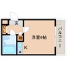 近鉄難波線・奈良線/東生駒駅 徒歩10分 2階 築34年 1Rの間取り