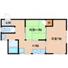 近鉄難波線・奈良線/生駒駅 徒歩6分 3階 築45年 2Kの間取り