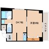 近鉄難波線・奈良線/生駒駅 徒歩5分 3階 築19年 1DKの間取り