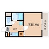 近鉄難波線・奈良線/生駒駅 徒歩7分 3階 築32年 1Kの間取り