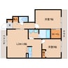 近鉄生駒線/一分駅 徒歩7分 1階 築19年 2LDKの間取り
