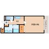 近鉄難波線・奈良線/東生駒駅 徒歩8分 4階 築19年 1Kの間取り