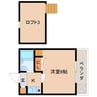 近鉄難波線・奈良線/生駒駅 徒歩10分 2階 築35年 1Kの間取り