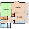 近鉄難波線・奈良線/東生駒駅 徒歩7分 1階 築34年 2DKの間取り