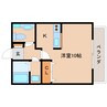 近鉄難波線・奈良線/生駒駅 徒歩8分 2階 築18年 1Rの間取り