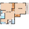 近鉄難波線・奈良線/東生駒駅 徒歩8分 4階 築51年 1LDKの間取り