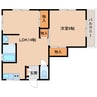 近鉄難波線・奈良線/東生駒駅 徒歩8分 4階 築51年 1LDKの間取り