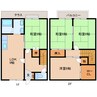 近鉄難波線・奈良線/東生駒駅 バス:8分:停歩6分 1-2階 築32年 4LDKの間取り