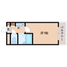 近鉄難波線・奈良線/東生駒駅 徒歩10分 2階 築34年 1Kの間取り