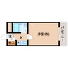 近鉄難波線・奈良線/生駒駅 徒歩3分 4階 築36年 1Kの間取り