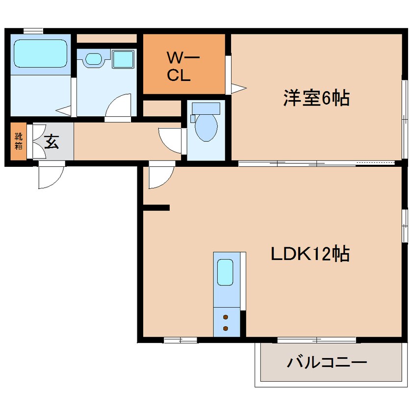 間取図 近鉄生駒線/南生駒駅 徒歩4分 2階 築16年