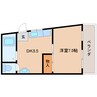 近鉄難波線・奈良線/生駒駅 徒歩3分 4階 築61年 1DKの間取り