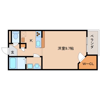 間取図 近鉄生駒線/南生駒駅 徒歩11分 1階 築13年