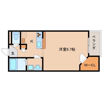 間取図 近鉄生駒線/南生駒駅 徒歩11分 2階 築14年