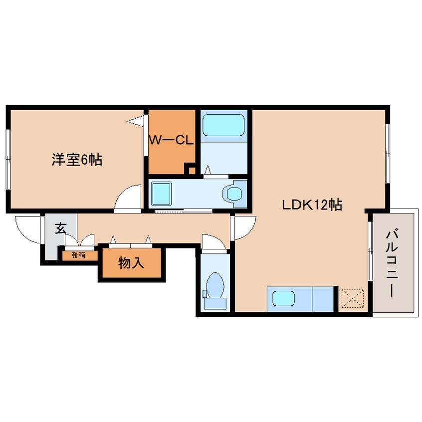 間取図 近鉄生駒線/南生駒駅 徒歩10分 1階 築11年