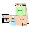 近鉄難波線・奈良線/生駒駅 徒歩6分 3階 築38年 1LDKの間取り