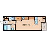 近鉄生駒線/一分駅 徒歩5分 2階 築10年 1Rの間取り