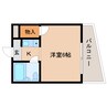近鉄難波線・奈良線/生駒駅 徒歩4分 3階 築39年 1Kの間取り
