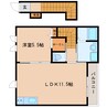 近鉄難波線・奈良線/東生駒駅 徒歩10分 2階 築7年 1LDKの間取り