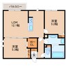 近鉄生駒線/一分駅 徒歩1分 1階 築7年 2LDKの間取り