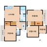 近鉄難波線・奈良線/生駒駅 徒歩13分 1-2階 築53年 3LDK+Sの間取り
