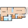 近鉄難波線・奈良線/生駒駅 徒歩20分 1階 築4年 1LDKの間取り