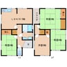 近鉄生駒線/一分駅 徒歩8分 1-2階 築40年 4LDKの間取り