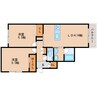 近鉄難波線・奈良線/生駒駅 徒歩5分 2階 築4年 2LDKの間取り