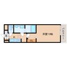 近鉄難波線・奈良線/東生駒駅 徒歩11分 1階 築浅 1Kの間取り