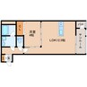 近鉄難波線・奈良線/生駒駅 徒歩5分 3階 築浅 1LDKの間取り