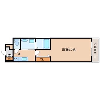 間取図 近鉄難波線・奈良線/東生駒駅 徒歩12分 1階 1年未満