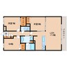 近鉄難波線・奈良線/生駒駅 徒歩2分 2階 築浅 2LDK+Sの間取り