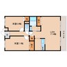 近鉄難波線・奈良線/近鉄奈良駅 バス:13分:停歩1分 2階 築23年 2LDKの間取り