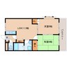 近鉄難波線・奈良線/近鉄奈良駅 バス:20分:停歩1分 1階 築23年 2LDKの間取り