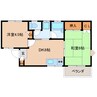 大和路線・関西本線/奈良駅 バス:10分:停歩3分 2階 築30年 2DKの間取り
