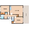 近鉄難波線・奈良線/近鉄奈良駅 バス:8分:停歩8分 1階 築33年 2LDKの間取り