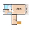 近鉄難波線・奈良線/近鉄奈良駅 徒歩18分 2階 築34年 1Kの間取り