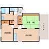 近鉄難波線・奈良線/新大宮駅 徒歩11分 2階 築25年 2LDKの間取り