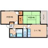 近鉄難波線・奈良線/近鉄奈良駅 徒歩16分 1階 築33年 2DKの間取り