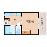 近鉄難波線・奈良線/近鉄奈良駅 徒歩10分 2階 築30年 1Kの間取り
