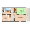 近鉄難波線・奈良線/近鉄奈良駅 バス:17分:停歩3分 1階 築23年 2LDKの間取り