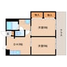 近鉄難波線・奈良線/新大宮駅 徒歩14分 1階 築27年 2DKの間取り