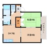 近鉄難波線・奈良線/新大宮駅 徒歩5分 1階 築26年 2DKの間取り