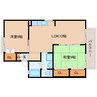 近鉄難波線・奈良線/近鉄奈良駅 バス:20分:停歩5分 2階 築34年 2LDKの間取り